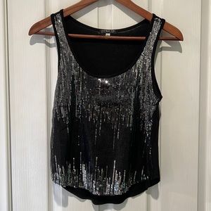 S.O.Y sequin tank top